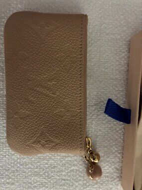 Louis Vuitton Pochette Cles Empriente Leather - Hazelnut EUC AUTHENTIC